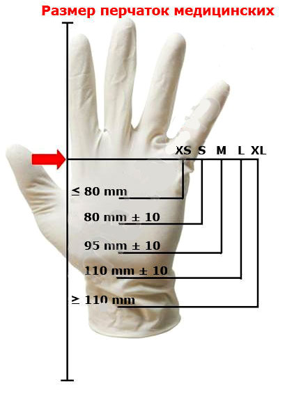 Как опередить размер перчаток: