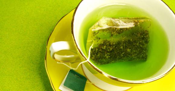 зеленый чай в пакетиках 
