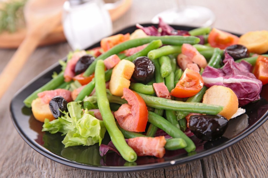 Легкий овощной салат для похудения