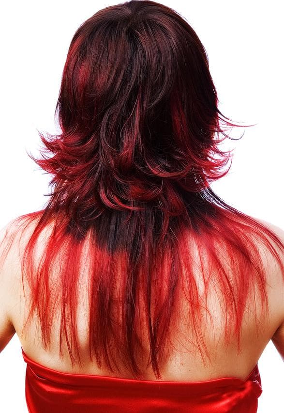 темно красный цвет волос