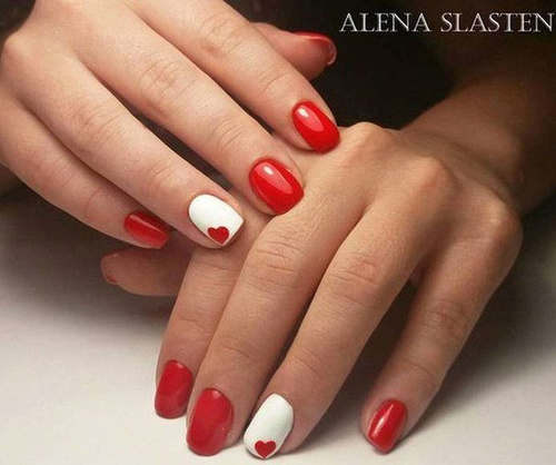 white-and-red-nails-with-red-hearts