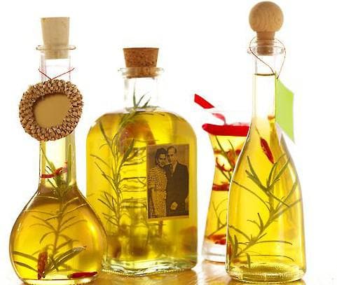 оливковое и репейное масло