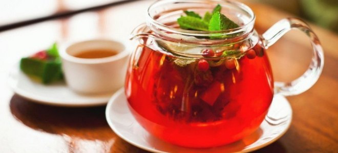 чай с клюквой и медом рецепт