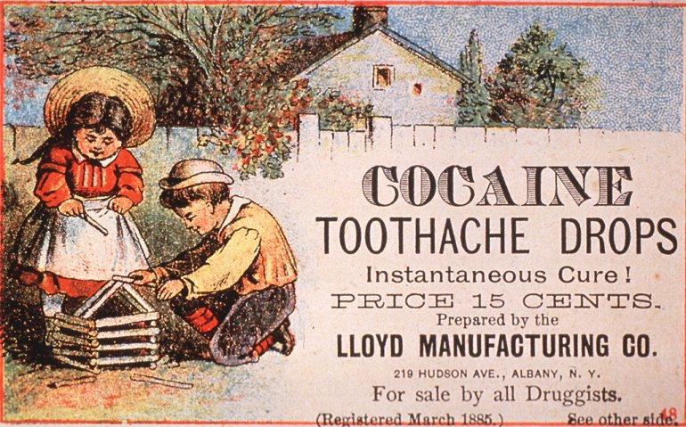 Кокаиновые таблетки от боли в зубах