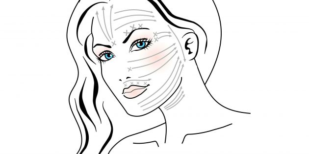 Как делать вакуумный массаж: Массажные линии лица