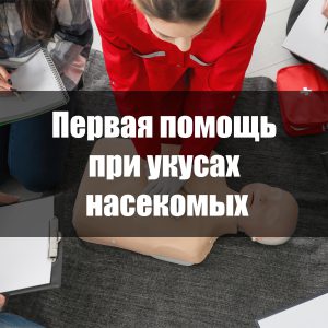 Первая помощь при укусах насекомых