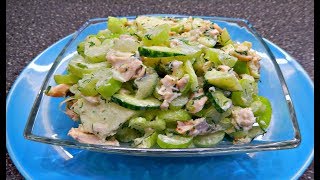 САЛАТ ДЛЯ ПОХУДЕНИЯ НА УЖИН- ОЧЕНЬ ВКУСНЫЙ И ЛЕГКИЙ