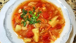 ЖИРОСЖИГАЮЩИЙ СУП - 1 кг в день. Суп для Похудения. Постный суп. Fat-burning Soup - 1 kg per day.