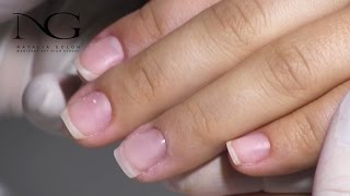 Наращивание ногтей базой/Grafting of nails by the base