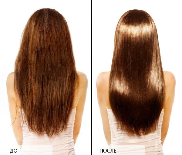 Оливковое масло для волос: фото До и После