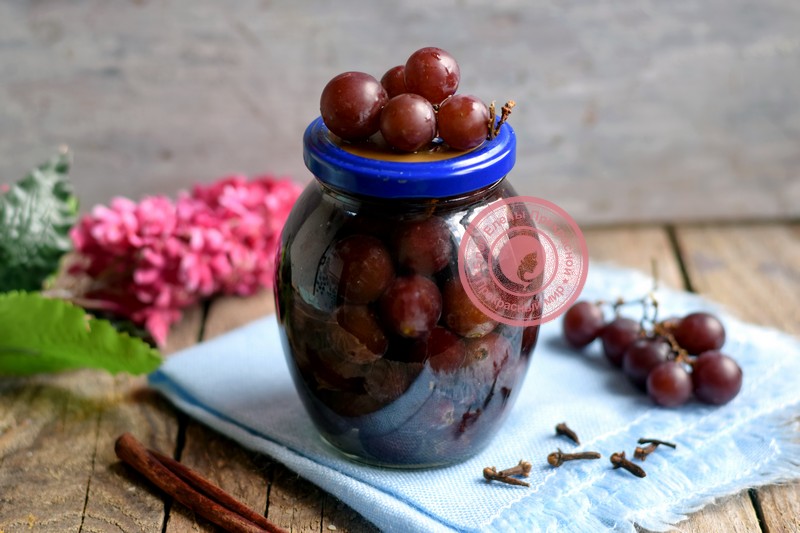 маринованный виноград на зиму рецепт в домашних условиях